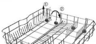 Technical diagram showing a 3D mesh structure with labeled components and directional arrows indicating flow or movement.