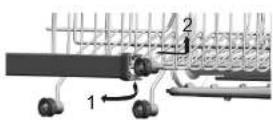 Bellini BDW6WP-F - Adjusting the Upper Basket - 1
