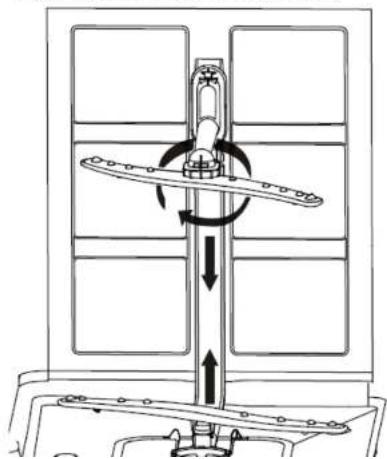 Bellini BDW127W-F - Cleaning The Spray Arms - 1