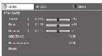 SHARP AQUOS LC-40LX530H - Audio menu - 1