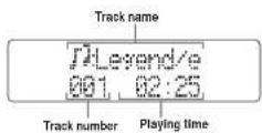 AIWA XP-SN70 - About the display - 2