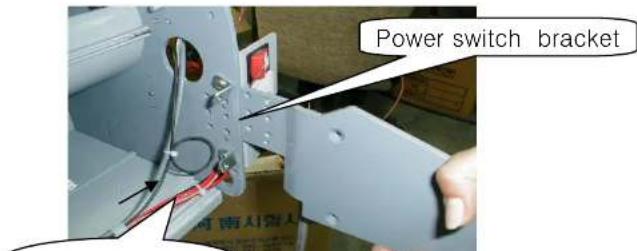 Power switch bracket