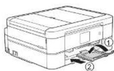 BROTHER DCP-J973N-W - 用紙トレイを引き出す - 2