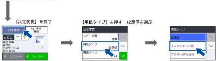 BROTHER DCP-J973N-W - 設定を変えてコピーするには - 1