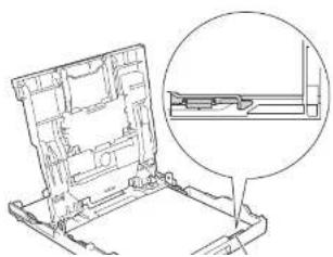 BROTHER DCP-J973N-W - 印刷したい面を下にして、用紙をセットする - 2