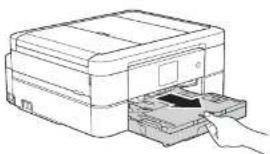 BROTHER DCP-J973N-W - 用紙が背面に詰まったときは - 1