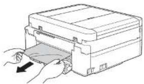 BROTHER DCP-J973N-W - 詰まった用紙を抜き取る - 1