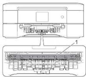 BROTHER DCP-J973N-W - 本体内部に紙片(1)が残っていないか確認する - 1