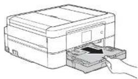 BROTHER DCP-J973N-W - 用紙が前面に詰まったときは - 1