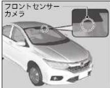 Honda Grace (2017) - フロントセンサーカメラ - 1