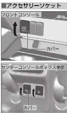 アクセサリーソケット プロントコンソール カバー センターコンソールボックス後部 カバー