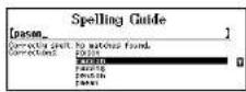 SEIKO ER8000 - Spelling Guide - 5