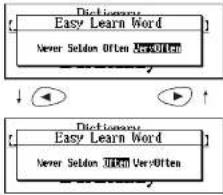 SEIKO ER8000 - Setting the frequency for the Easy Learn list - 1