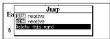 SEIKO ER8000 - ■ Deleting a word - 2