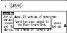 SEIKO ER8000 - ■ Viewing the word list - 2