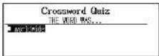 SEIKO ER8000 - Crossword Quiz - 4