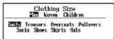 SEIKO ER8000 - Clothing Size Chart - 2