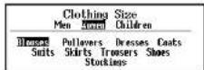 SEIKO ER8000 - Clothing Size Chart - 3
