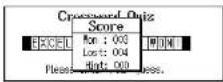 SEIKO ER8000 - Crossword Quiz - 3