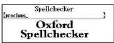 SEIKO ER8000 - If the spelling of a word you enter is correct: - 3