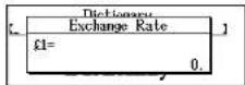 SEIKO ER8000 - Entering or Changing a Conversion Rate - 3