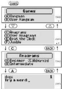 SEIKO ER6000 - Selecting the Game and Setting the Level - 1
