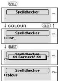 SEIKO ER6000 - - Selecting the Spellchecker level - 2