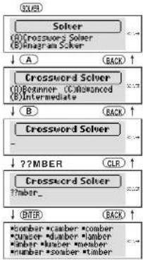 SEIKO ER6000 - Crossword Solver - 1