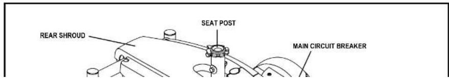 REAR SHROUD SEAT POST MAIN CIRCUIT BREAKER
