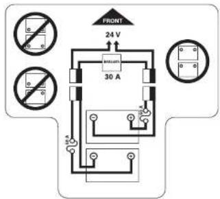 FRONT 24 V 30 A