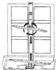 Technical line drawing of a mechanical assembly with no visible text or symbols