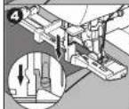 NECCHI Type A 420 - Buttonhole Foot (F) - 7