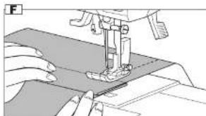 NECCHI Type A 420 - SEWING OVER OVERLAPPED AREAS - 3