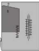 NECCHI Type A 420 - Buttonhole Foot (F) - 2