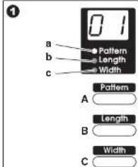 01 a b c Pattern Length Width Pattern A Length B Width C