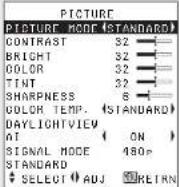 PANASONIC PT-LB20NTU - Menu screens - 4