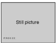 PANASONIC PT-LB20NTU - Press the FREEZE button. - 1