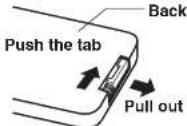 PANASONIC PT-LB20NTU - Preparation for the remote control unit - 1