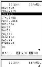 IDICMA ESPAÑOL DEUTSCH FRANÇAIS ESPÁÑOL ITALIANO PORTUGUES SVENSKA NORSK DANSK POLSKI ŠESTINA MAGYAR PYÖCKMÄ Itoo SEL: NTR ESO IDICMA ESPAÑOL