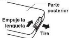 PANASONIC PT-LB20NTU - Preparación del mando a distancia - 1