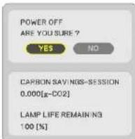 NEC ME401X - ⑨ Turning off the Projector - 1
