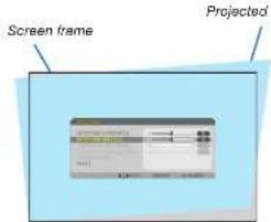Screen frame Projected