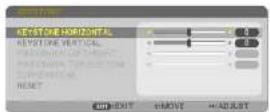 NEC ME401X - Press the ▼ button on the projector cabinet. - 1
