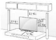 LG OLED65C6T - การวางเครื่องแบบตั้งโต๊ะ - 1