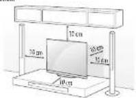 LG OLED65C6T - Mounting on a table - 1