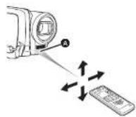 PANASONIC SDR-H21GC - ■ Remote control usable range - 1