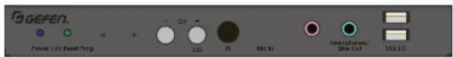 Gefen EXT-UHDKA-LANS-RX - Setting the Channel using the Front Panel - 1