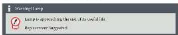 RICOH PJ WX2440 - Problem: Message Reminders - 2