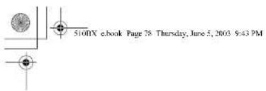 510DX e-book Page 78 Thursday, June 5, 2603 9:43 PM