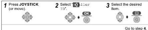 PANASONIC KX-TCD510BXM - Caller ID List Menu - 1